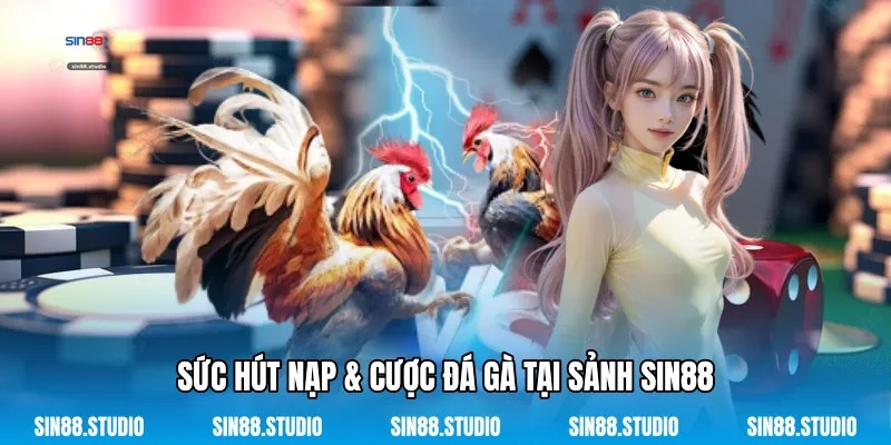 Sức Hút Nạp & Cược Đá Gà Tại Sảnh Sin88